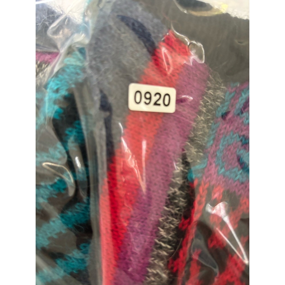 The Peruvian Connection 100% Alpaca Cardigan Sweater Women's M Handmade Bolivia - Picture 7 of 7